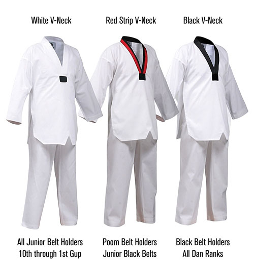 Uniforms For TKD 500x523