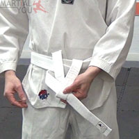 How To Tie Your Belt Step 10B