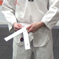 How To Tie Your Belt Step 9